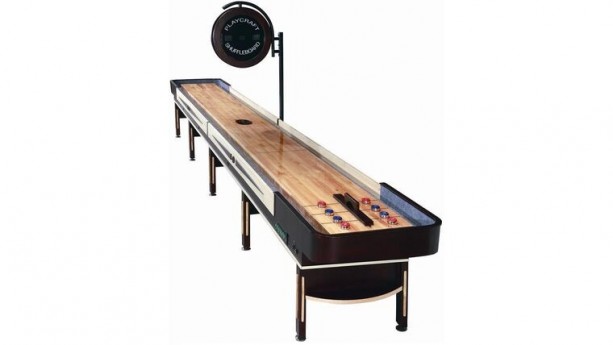12' Shuffleboard Table w/Electronic Scoring Game