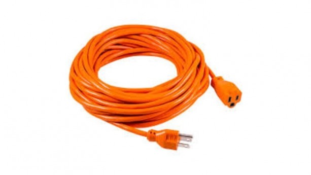 25' Orange 14/3 AC Power Cable Rental