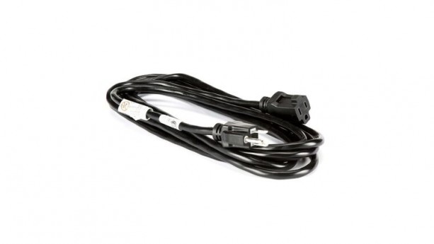 3' Black 14/3 AC Power Cable Rental