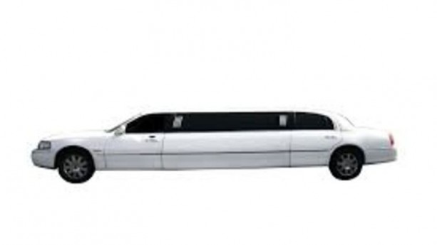 8 Passenger White Town Car Limousine