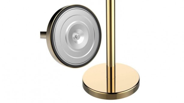 Brass Finish Metal Stanchion Post Only Rental