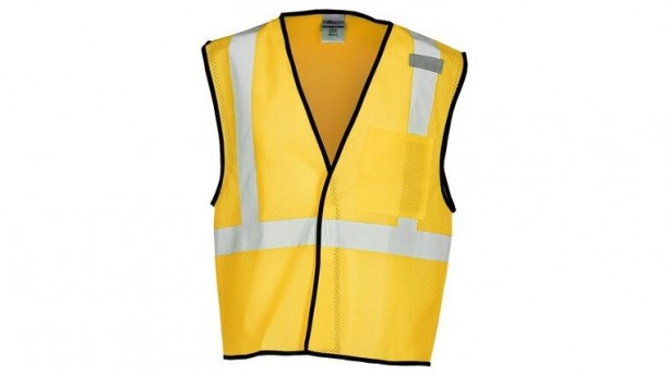 Yellow ML Kishigo B120 Series Economy Enhanced Visibility Mesh Identification Vest