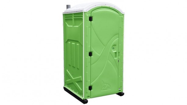 Lime Green Axxis Portable Restroom Unit Rental