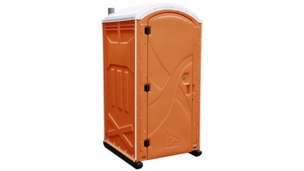 Orange Axxis Portable Restroom Unit