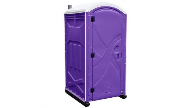 Purple Axxis Portable Restroom Unit Rental