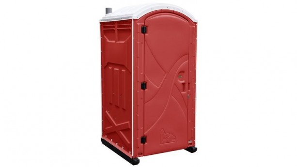 Red Axxis Portable Restroom Unit