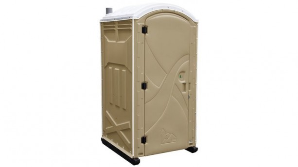 Tan Axxis Portable Restroom Unit Rental