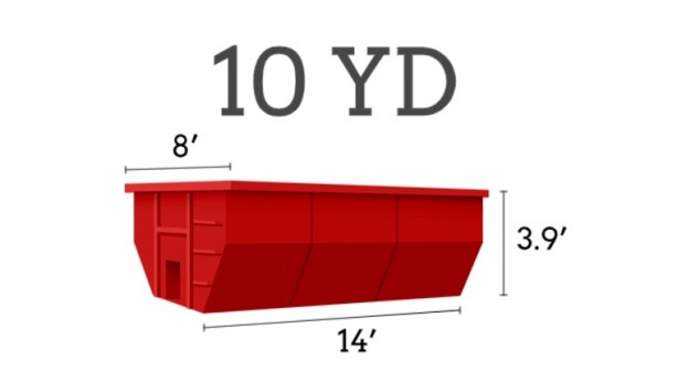 10 Cubic Yard Roll Off Dumpster