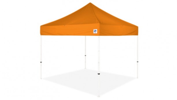 10' x 10' Orange Ez Up Eclipse Pop Up Tent