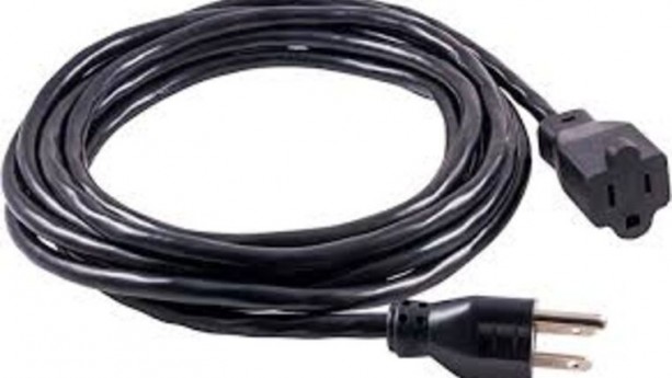 6' Black 14/3 AC Power Cable Rental