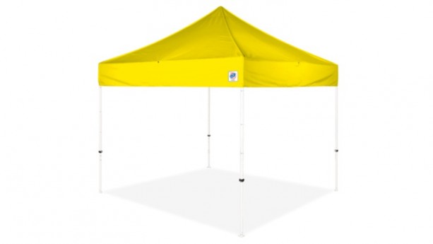   10' x 10' Yellow Ez Up Eclipse Pop Up Tent