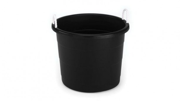 Black Rope Handle Plastic Drink Tub Rental