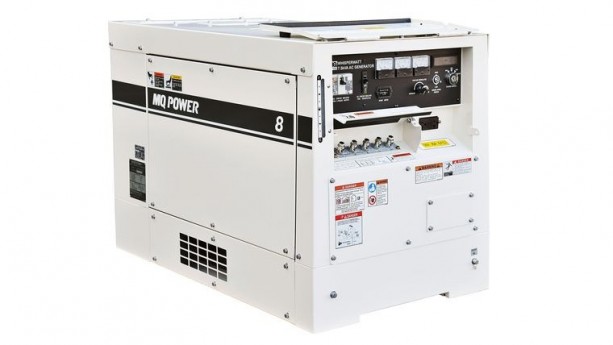 7.5 kVA Three phase generator with a 0.8 power factor, 208/240 volt output and has a 2-pole field