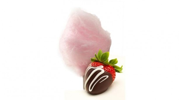 Chocolate Strawberry Cotton Candy Flossugar