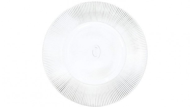 Clear Glass Charger Plate