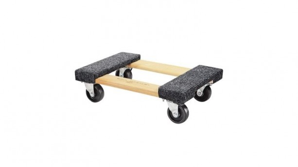 18 In. x 12 In. 1000 lbs. Capacity Hardwood Movers Dolly