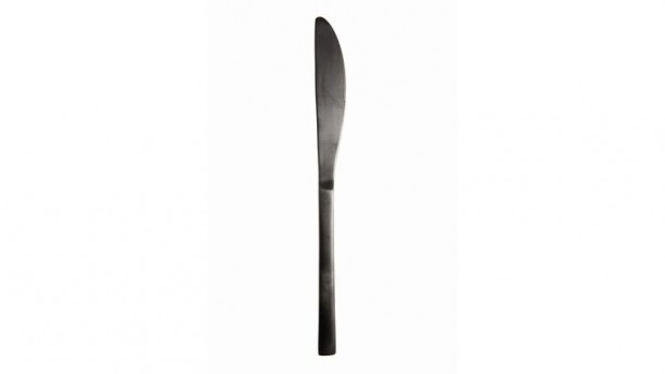 Fortessa® Arezzo Brushed Black SH Table Knife 8.75