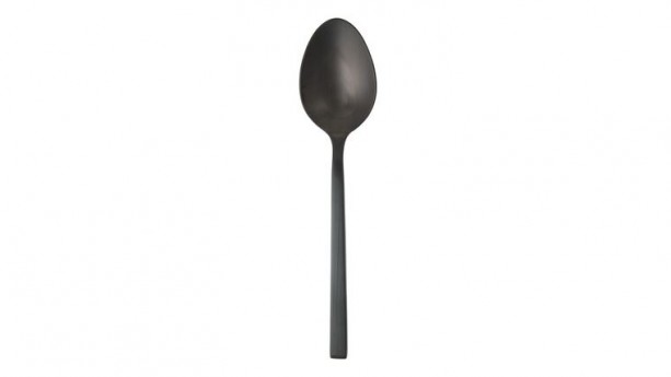 Fortessa® Arezzo Brushed Black Serving Spoon 9.3