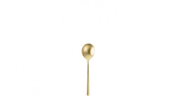 Fortessa® Arezzo Brushed Gold Bouillon Spoon 6