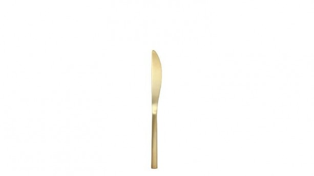 Fortessa® Arezzo Brushed Gold SH Table Knife 8.75