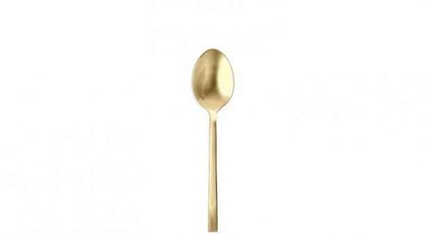 Fortessa® Arezzo Brushed Gold Serving Spoon 9.25