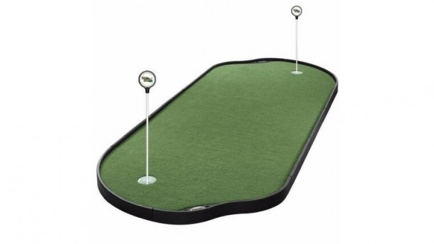 4' x 10' Tour Links Indoor/Outdoor Mini Golf Putting Green 2 Pin Game