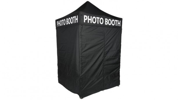 4' x 4' Black Pop Up Photo Booth Enclosure