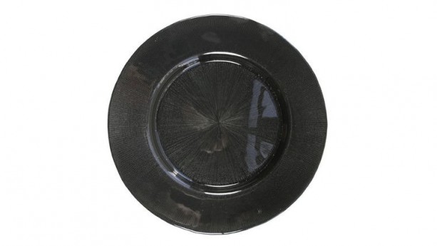 Glass Starburst Charger Plate