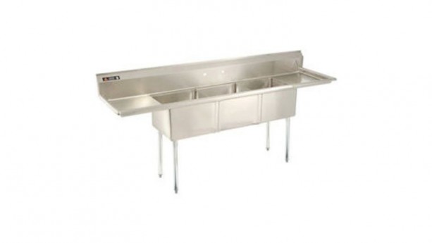 Compartment Portable Sink w/ Electric Heater Rental