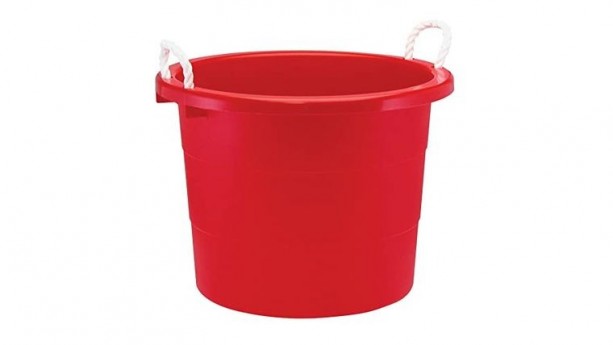 Red Rope Handle Drink Tub Rental