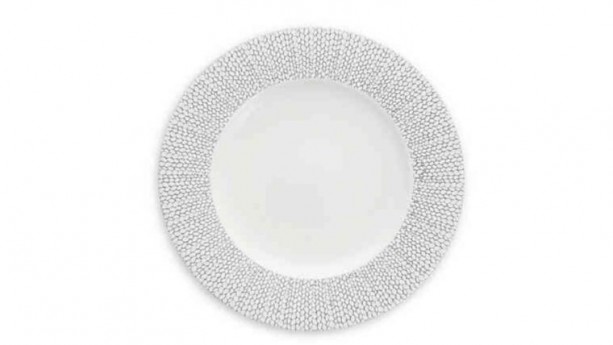 Silver Amanda Dinner Plate