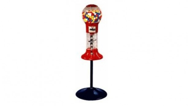 Small Bubble Gum Machine On Stand