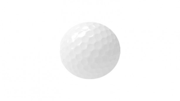 White Floating Golf Ball