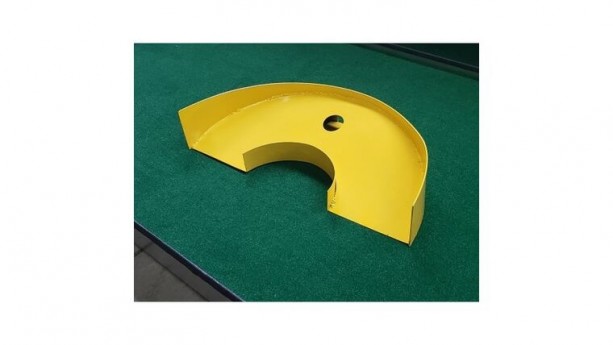 Metal Hole Drive Mini Golf Game Obstacle