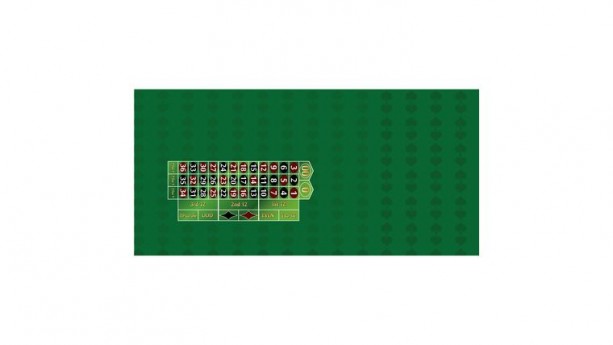 8' Green Roulette Casino Gaming Table Kit
