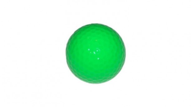 Neon Green Floating Golf Ball