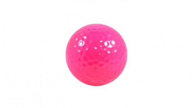 Neon Pink Floating Golf Ball