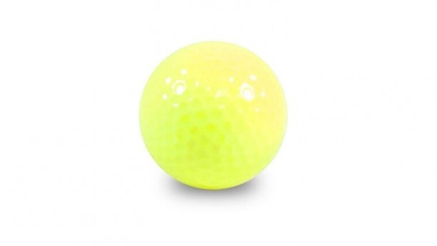 Neon Yellow Floating Golf Ball