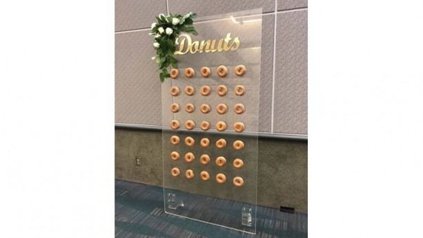 8' x 8' Plexiglas Donut Wall