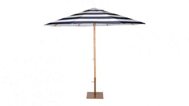 9' Blue & White Market Umbrella