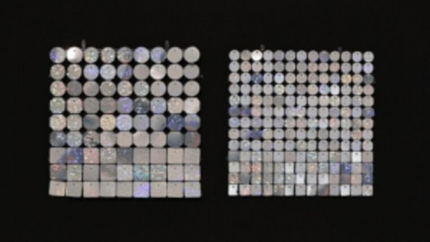 Crystal Dots Mirror Sequin Panel