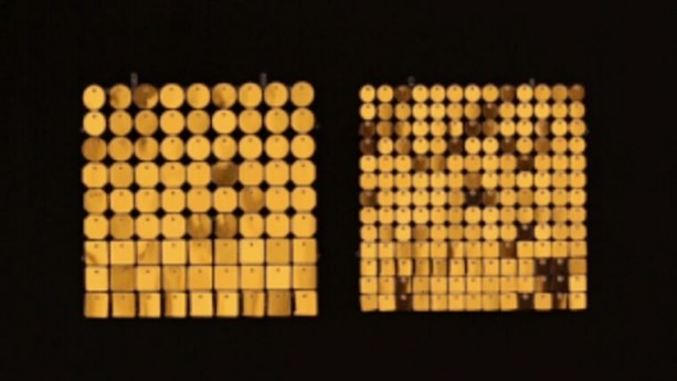 Gold Sequin Panel
