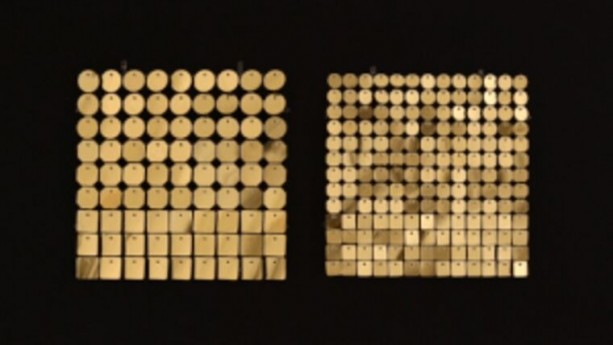 Light Gold Sequin Panel