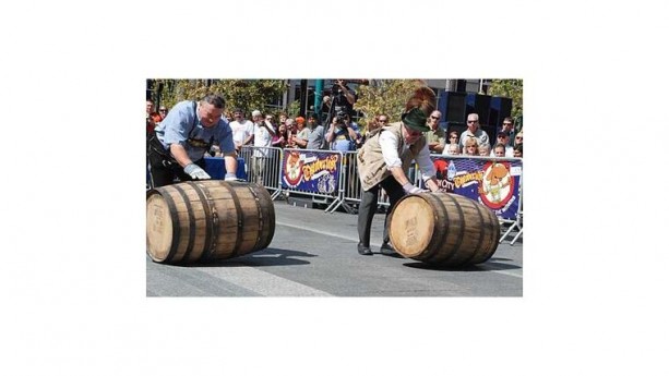 Dual Barrel Roll Carnival Game