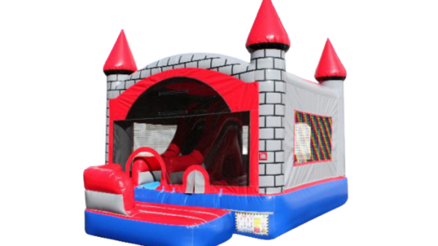 5 n 1 Inflatable Brick Castle Combo