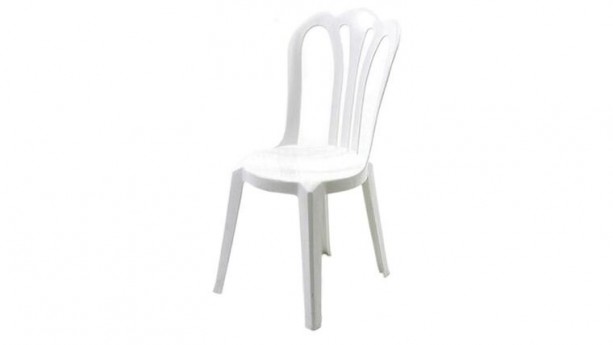 White Cafe Vienna/Bistro Stacking Chair Rental