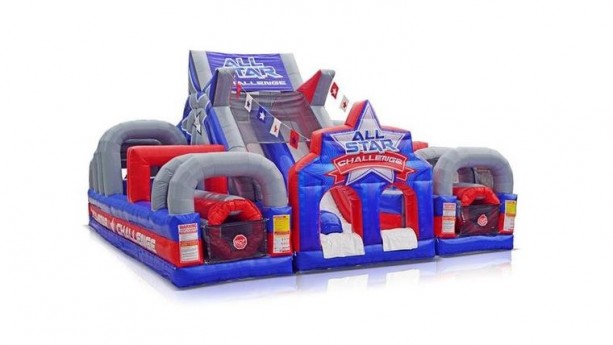 All Star Challenge Obstacle Course Inflatable Game Rental