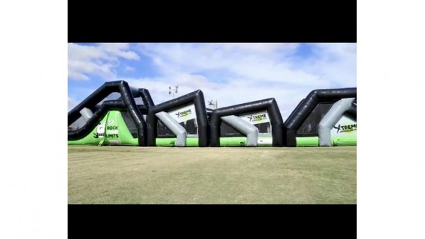 Extreme Adrenaline Obstacle Course Run Inflatable Game Rental