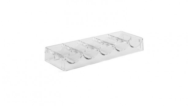 Clear 100 Chip Poker Chip Tray Rental