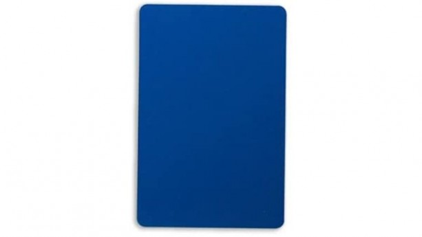 Blue Plastic Flexible Bridge Narrow Size Cut Card